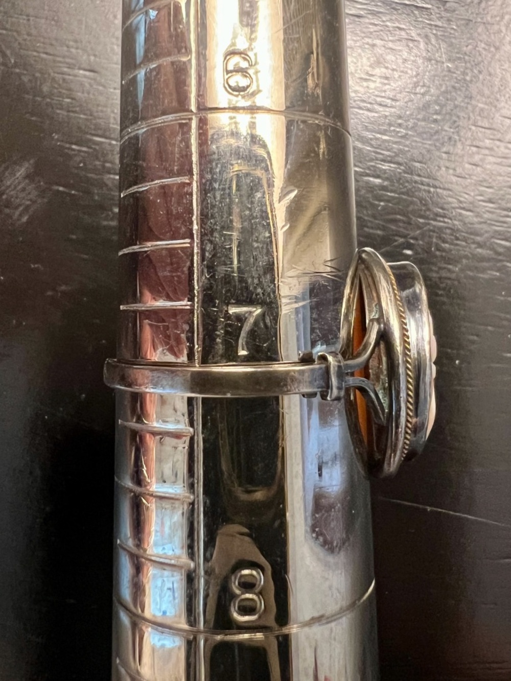 Estate Antique Cameo Ring 925 Silver Gold Rope Size 7.5 - 8 Hand Carved Woman - Picture 5 of 5